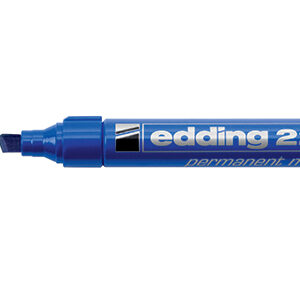Μεταλλικός μαρκαδόρος ανεξίτηλος επαναγεμιζόμενος με πλακέ μύτη πάχους 1mm-5mm edding e-2200C Μπλε