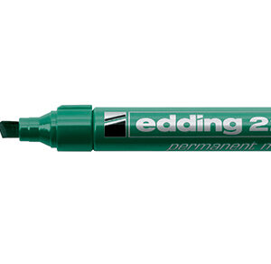 Μεταλλικός μαρκαδόρος ανεξίτηλος επαναγεμιζόμενος με πλακέ μύτη πάχους 1mm-5mm edding e-2200C Πράσινος