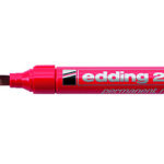 Μεταλλικός μαρκαδόρος ανεξίτηλος επαναγεμιζόμενος με πλακέ μύτη πάχους 1mm-5mm edding e-2200C Κόκκινος