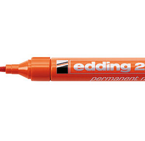 Μεταλλικος μαρκαδορος ανεξιτηλος επαναγεμιζομενος με στρογγυλη μυτη παχους 1,5mm-3mm edding e-2000C Πορτοκαλι