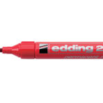 Μεταλλικος μαρκαδορος ανεξιτηλος επαναγεμιζομενος με στρογγυλη μυτη παχους 1,5mm-3mm edding e-2000C Κοκκινο