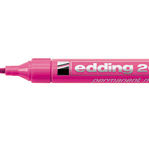 Μεταλλικος μαρκαδορος ανεξιτηλος επαναγεμιζομενος με στρογγυλη μυτη παχους 1,5mm-3mm edding e-2000C Ροζ