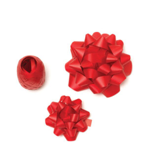 LEGAMI BOWS AND RIBBON Σετ Φιόγκοι Και Κορδέλα Κόκκινο BAR0001