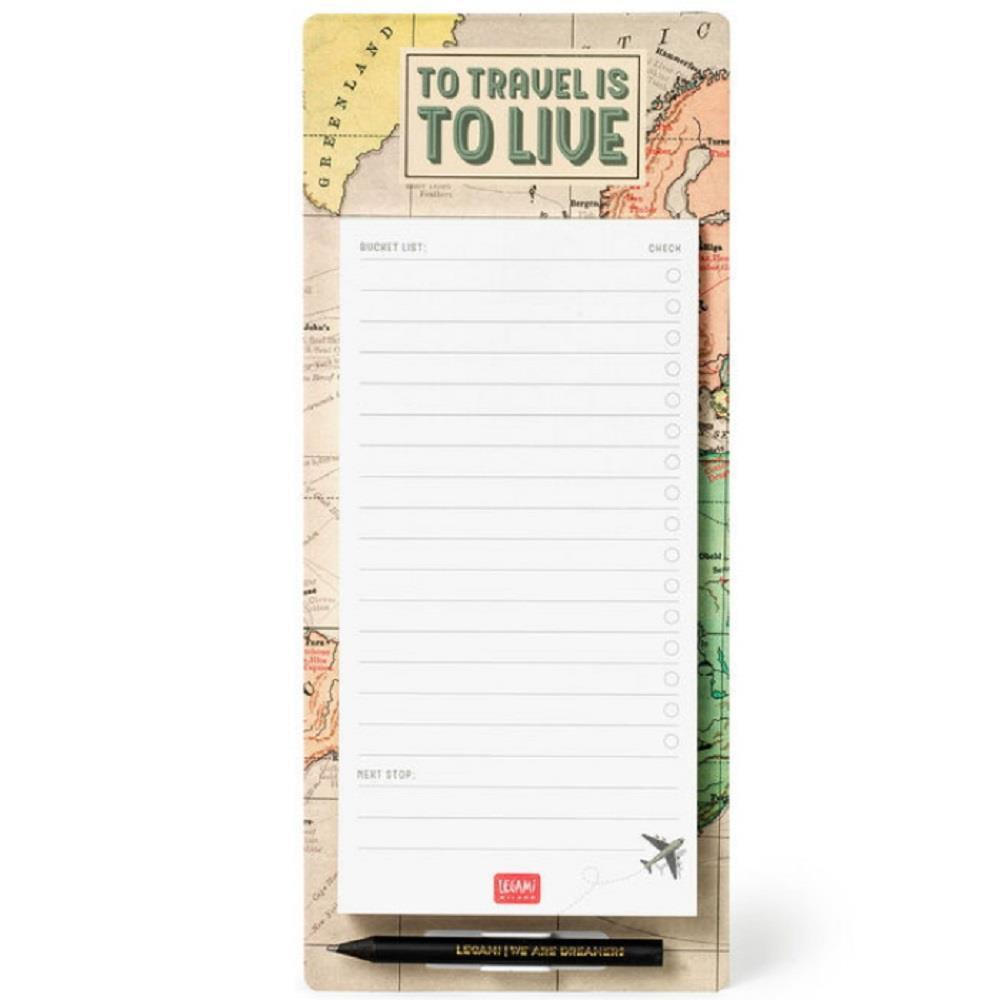 Legami Milano Σημειωματάριο Travel με Θήκη για Στυλό MNP0081