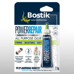 BOSTIK Power Repair Υπερδιαφάνο Πανίσχυρο Ελαστκό Συγκολλητικό 20gr Tube(30609985)