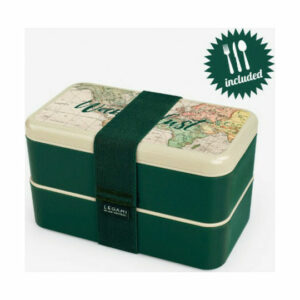 Legami Milano Lunch Box Travel Δοχείο Φαγητού Πλαστικό Πράσινο 350ml LUB0001