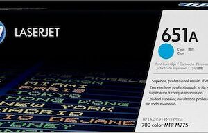 HP 651A Toner Laser Εκτυπωτή Κυανό 16000 Σελίδων (CE341A)