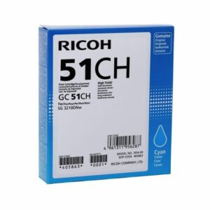 Toner Ricoh 51 GC51CH Cyan 2.5k (405863)
