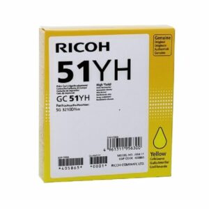 Toner Ricoh 51 GC51YH Yellow 2.5k(405865)