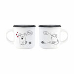 LEGAMI ΣΕΤ ΜΕ 2 ΚΟΥΠΕΣ ESPRESSO FOR TWO - DOG & CAT  (MM0009)