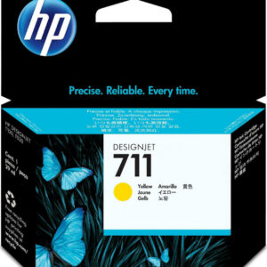 HP 711 Γνήσιο Μελάνι Εκτυπωτή InkJet Κίτρινο (CZ132A)