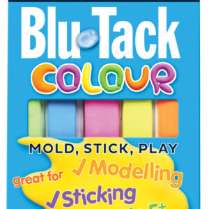 BOSTIK Blu Tack COLOUR ΕΠΑΝΑΧΡΗΣΙΜΟΠΟΗΣΙΜΗ ΚΟΛΛΑ ΣΕ ΜΟΡΦΗ ΠΛΑΣΤΕΛΙΝΗΣ(30604201)