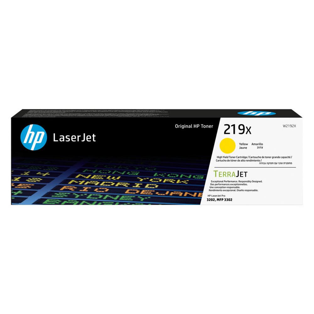 ORIGINAL HP 219X Yellow LaserJet Toner Cartridge High Capacity (W2192X)
