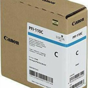 Original Canon PFI-110 Γνήσιο Μελάνι Εκτυπωτή InkJet Κυανό (2365C001)