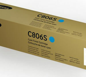 Samsung CLT-C806S Γνήσιο Toner Laser Εκτυπωτή Κυανό 30000 Σελίδων (SS553A)