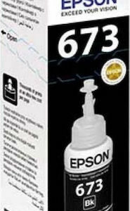 Epson 673 Γνήσιο Μελάνι Εκτυπωτή InkJet Μαύρο (C13T67314A)