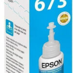 Epson 673 Γνήσιο Μελάνι Εκτυπωτή InkJet Κυανό (C13T67324A)