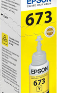Epson 673 Γνήσιο Μελάνι Εκτυπωτή InkJet Κίτρινο (C13T67344A)