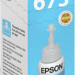 Epson 673 Γνήσιο Μελάνι Εκτυπωτή InkJet Ανοιχτό Κυανό (C13T67354A)