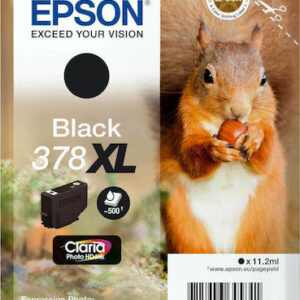 ORIGINALEpson 378XL Γνήσιο Μελάνι Εκτυπωτή InkJet Μαύρο (C13T37914010)