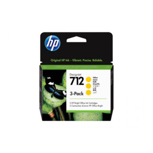 ORIGINAL Μελάνι Inkjet HP 712 Yellow 3-Pack (3ED79A) (HP3ED79A)
