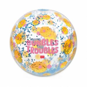 LEGAMI ΦΟΥΣKΩΤΗ ΜΠΑΛΑ ΘΑΛΑΣΣΗΣ INFLATABLE GLITTER BEACH BALL -PUFFERFISH 40cm BB0011