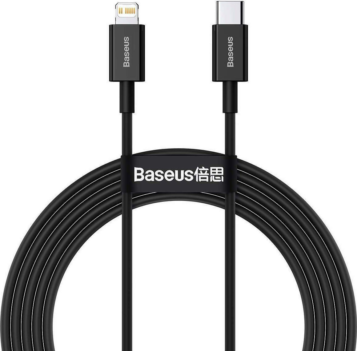 Baseus Superior USB-C to Lightning Cable 20W Μαύρο 2m (CATLYS-C01)