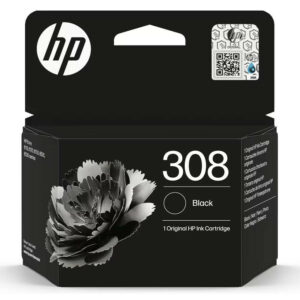 ORIGINAL HP 308 Black Ink Cartridge ‑ (7FP21UE)