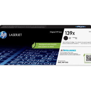 ORIGINAL HP 139X Γνήσιο Toner Laser Εκτυπωτή Μαύρο High Yield 4000 Σελίδων (W1390X)