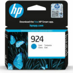 ORIGINAL HP 924 Cyan Ink Cartridge ‑ (4K0U3NE)