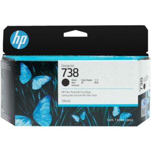 HP 738 Γνήσιο Μελάνι Εκτυπωτή InkJet Μαύρο (498N4A)