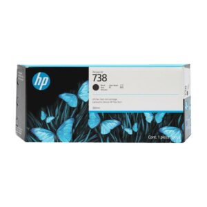 HP 738 Γνήσιο Μελάνι Εκτυπωτή InkJet Μαύρο (498N8A) 300ml