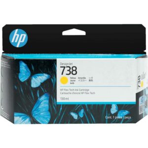 HP 738 Γνήσιο Μελάνι Εκτυπωτή InkJet Κίτρινο (498N7A)