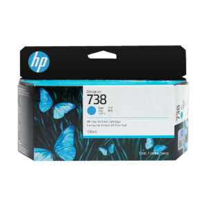 HP 738 Γνήσιο Μελάνι Εκτυπωτή InkJet Κυανό (498N5A)
