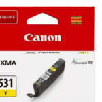 Canon CLI-531Y Γνήσιο Μελάνι Εκτυπωτή InkJet Κίτρινο (6121C001)