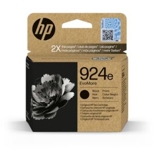 HP 924e EvoMore Γνήσιο Μελάνι Εκτυπωτή InkJet Μαύρο (4K0V0NE)