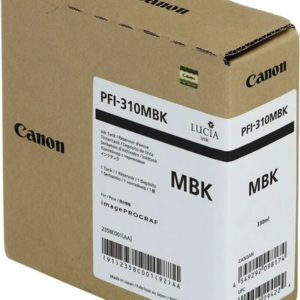 ORIGINAL Canon PFI-310 Γνήσιο Μελάνι Εκτυπωτή InkJet Matte Μαύρο (2358C001)