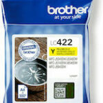 Brother LC422Y Γνήσιο Μελάνι Εκτυπωτή InkJet Κίτρινο (LC-422Y)