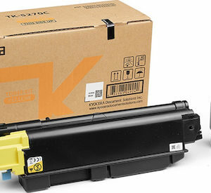 Kyocera TK-5270Y Γνήσιο Toner Laser Εκτυπωτή Κίτρινο 6000 Σελίδων (1T02TVANL0)