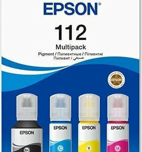 Epson 112 Γνήσιο Πακέτο 4 Μελανιών Εκτυπωτή InkJet Κίτρινο / Κυανό / Ματζέντα / Μαύρο(C13T06C64A)