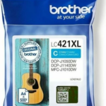 Brother LC421XLC Γνήσιο Μελάνι Εκτυπωτή InkJet Κυανό (LC-421XLC)