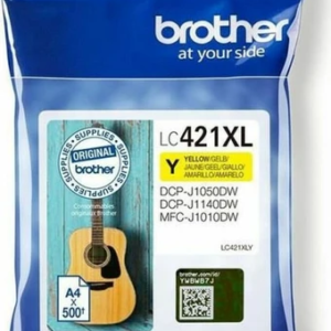 Brother LC421XLY Γνήσιο Μελάνι Εκτυπωτή InkJet Κίτρινο (LC-421XLY)