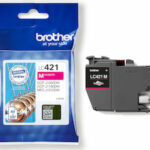 Brother LC421M Γνήσιο Μελάνι Εκτυπωτή InkJet Ματζέντα (LC-421M)