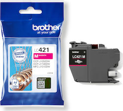 Brother LC421M Γνήσιο Μελάνι Εκτυπωτή InkJet Ματζέντα (LC-421M)