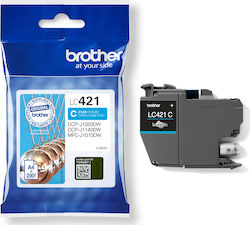 Brother LC421C Γνήσιο Μελάνι Εκτυπωτή InkJet Κυανό (LC-421C)