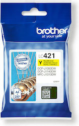 Brother LC421Y Γνήσιο Μελάνι Εκτυπωτή InkJet Κίτρινο (LC-421Y)