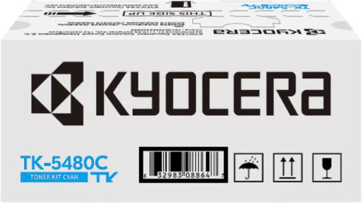 Kyocera TK-5480C Γνήσιο Toner Laser Εκτυπωτή Κυανό 1250 Σελίδων (1T0C22CNL0)