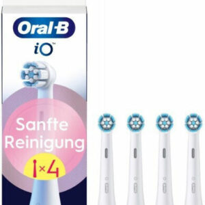 Oral-B iO Gentle Care Ανταλλακτικές Κεφαλές για Ηλεκτρική Οδοντόβουρτσα 4τμχ (4355786000)