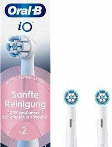 Oral-B iO Gentle Care Ανταλλακτικές Κεφαλές για Ηλεκτρική Οδοντόβουρτσα 2τμχ (5202786000)(8700220000000)