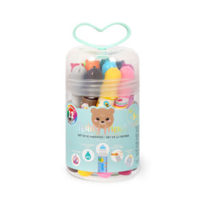 Legami Set Μαρκαδόροι Teddy Friends 12 Χρώματα Πλενόμενο και μη Τοξικό TDM0001
